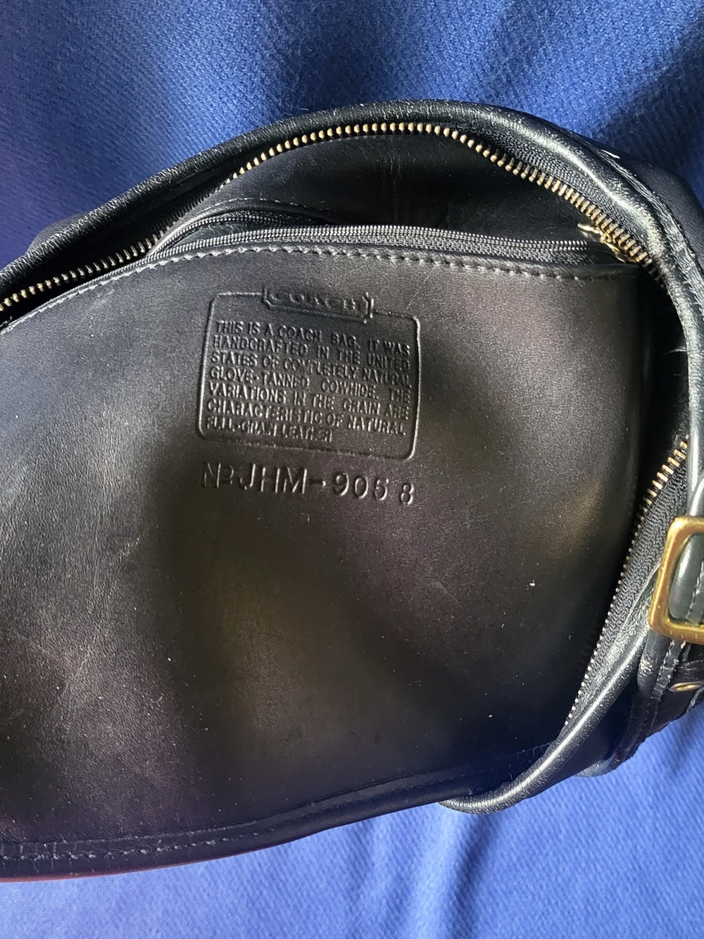 Coach Black Leather & Canvas Shoulder Bag - Picture 2 of 16